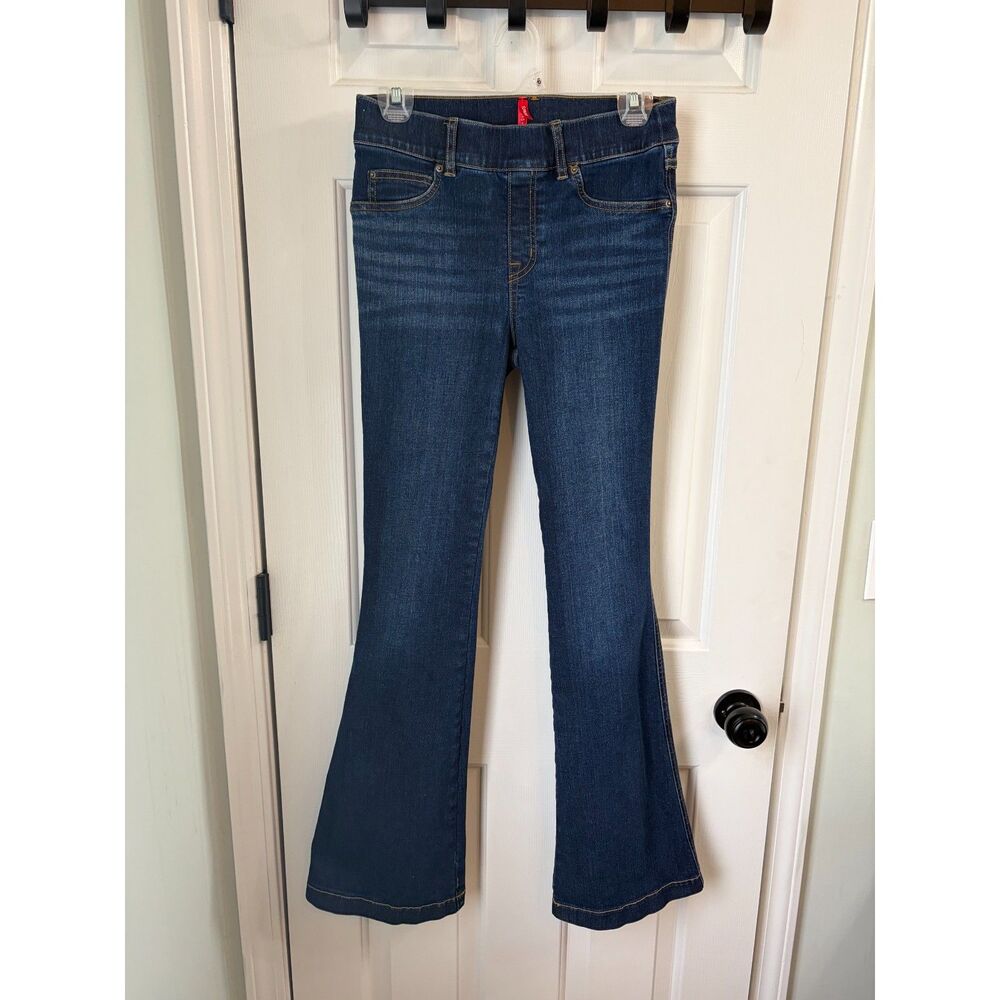 SPANX Bell Bottom Flare Sculpt Jeans Dark Wash Y2K Inspired Size Small